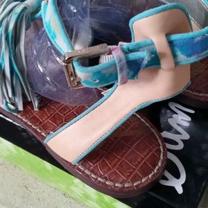 Aztec inspired thong sandal